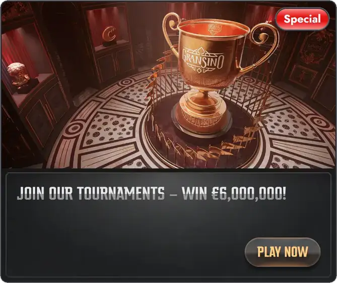 Join Our Tournaments - Win €6,000,000