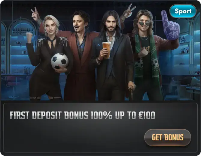 First Deposit Bonus 100 up to €100