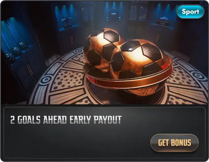 2 Goals Ahead Early Payout