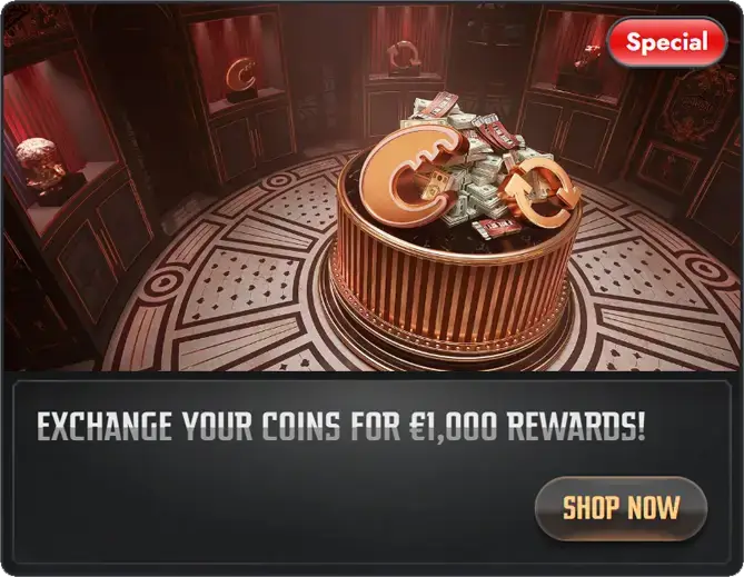 Exchange Your Coins for €1,000 Rewards!
